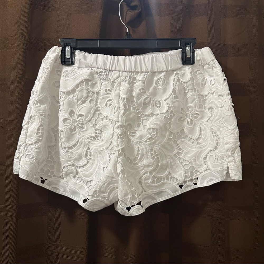 RAG & BONE White Amy Lace Shorts size small - Picture 6 of 9